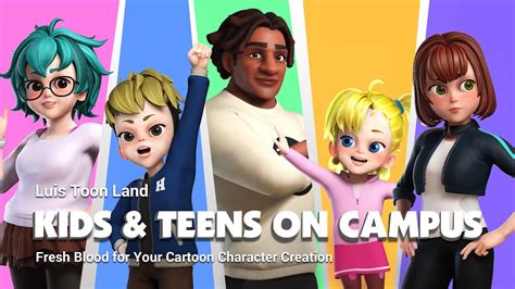2020s Best Cartoon Characters Are Here Kids And Teens Pack For