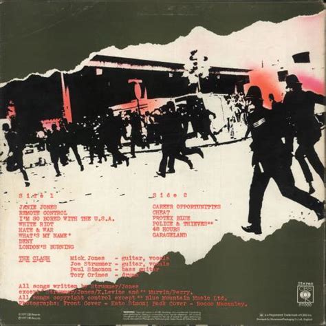 The Clash The Clash 1st Ex Uk Vinyl Lp Album Lp Record 547801