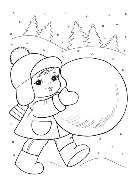 Desene Cu Iarna De Colorat Planșe și Imagini De Colorat