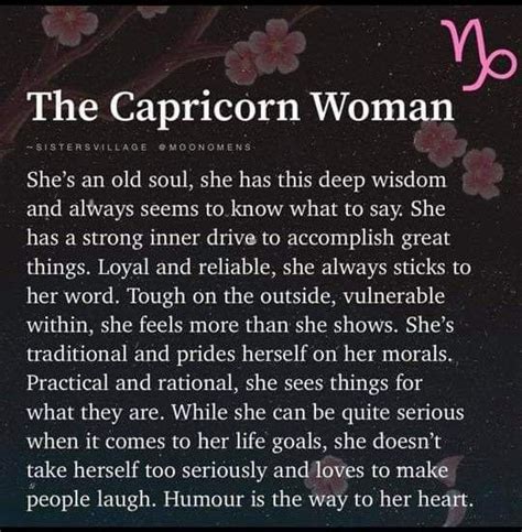 The Capricorn Woman ♑ Uploaded By Jdkillakilla🦇 Capricorn Quotes