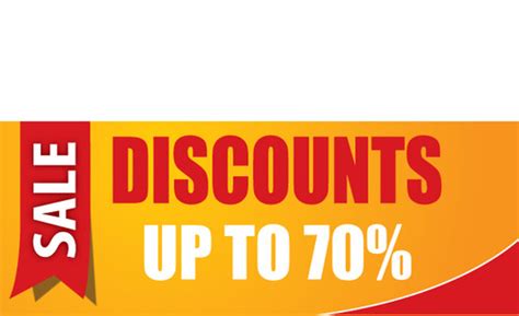 Discount Sale Banner Sign Design Id1000