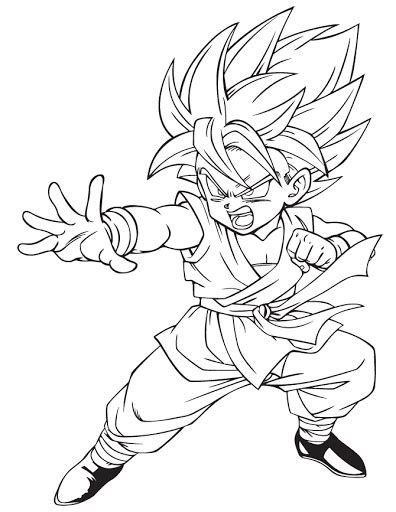 Collection of free goku drawing color download on ui ex drawinggoku for all instagram. Dragon Ball Z Picture Drawing | Drawing Skill