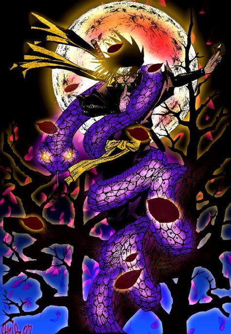Sasuke And Snake By Cristian Santos On Deviantart