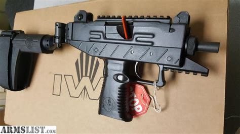 Armslist For Sale Iwi Uzi Pro 9mm 20and25rd 45 Brace Nib