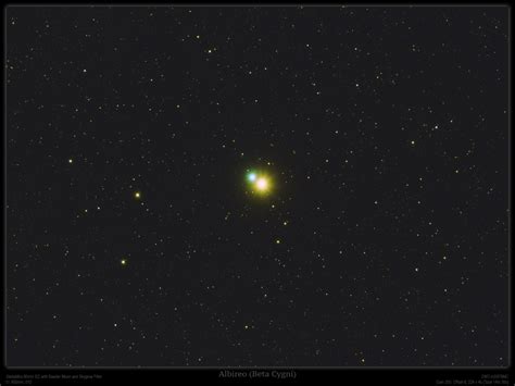 The Double Star Albireo With A Stellamira 80ed And Zwo Asi678mc