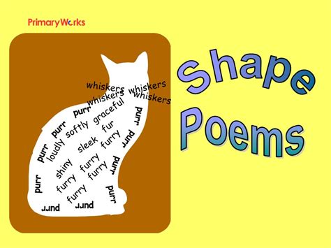 Shape Poems And Poetry Ks1 And Ks2 Powerpoint