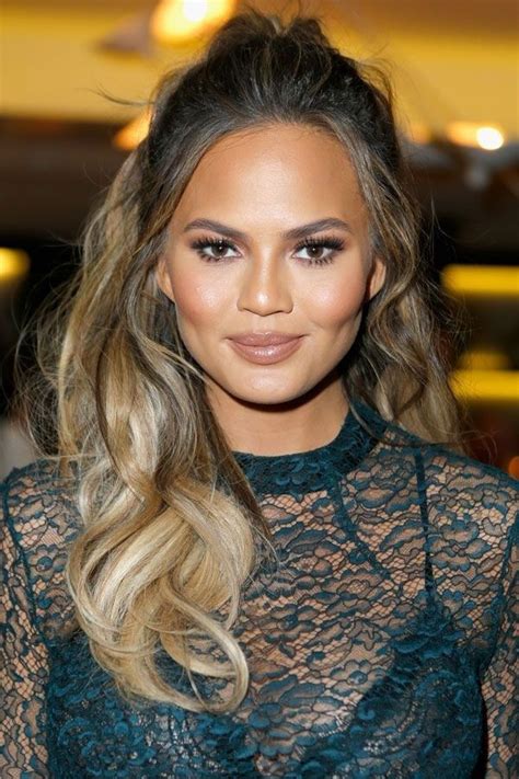 Chrissy Teigen Makeup Hairstyle Fenty Beauty Makeup Products Mac