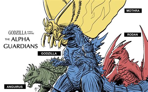 GODZILLA: KAIJU EMPIRE - THE ALPHA GUARDIANS by Zetroczilla on