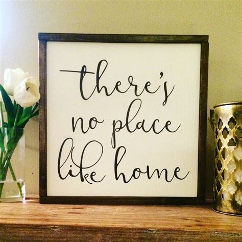 Shop online for home decor at amazon.ae. There's no place like home wood sign/Home Decor/Wall