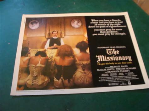 Vintage Movie Poster Sheet The Missionary Michael Palin Picclick