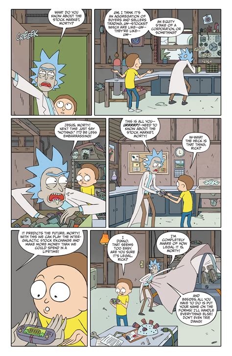 Nine Page Preview Of Oni Press Rick And Morty 1 Nerdspan