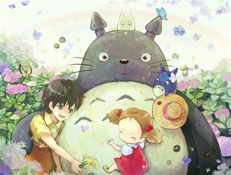 Satsuki Mei And Totoro My Neighbor Totoro Fan Art Fanpop Page