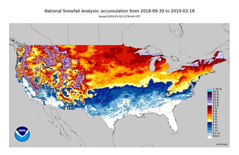 Total Snow Accumulation Map