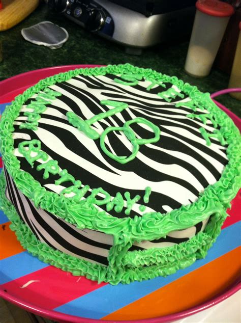 Zebra Birthday Cake Zebra Birthday Cakes Birthday Planning Cute Cakes
