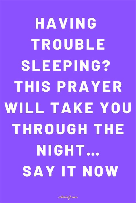 Having Trouble Sleeping This Prayer Will Take You Through The Night
