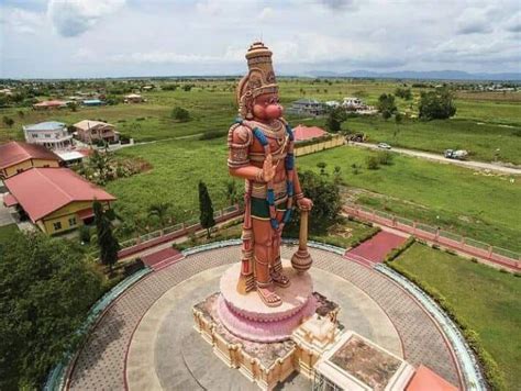 The Tallest Hanuman Murti Outside Of India Feet Tall This Magnificent Murti Of Hanuman Ji