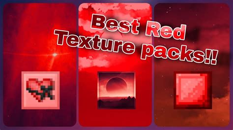 Top 3 Best Red Texture Packs For Hypixel Bedwars189 Fps Boost Youtube