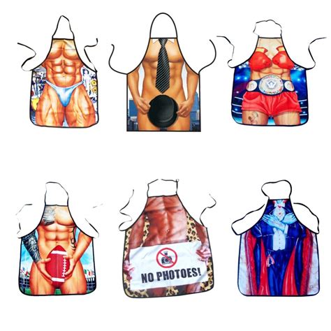 Kitchen Aprons Funny Novelty Bbq Women Naked Men Women Sexy Rude Cheeky
