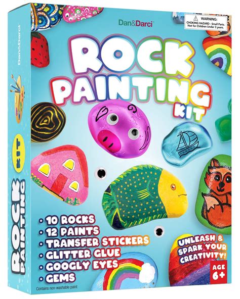 Rock Painting Kit For Kids Arts And Crafts For Girls