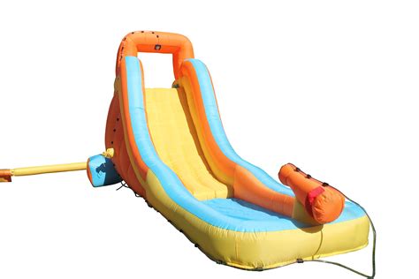 Sportspower My First Inflatable Water Slide Heavy Duty Outdoor Slide With Water Cannon And