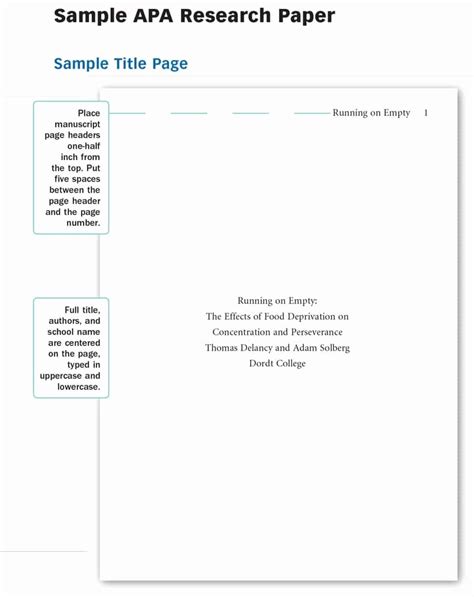 Apa Sample Paper Word Regarding Apa Word Template 6th Edition Cumed