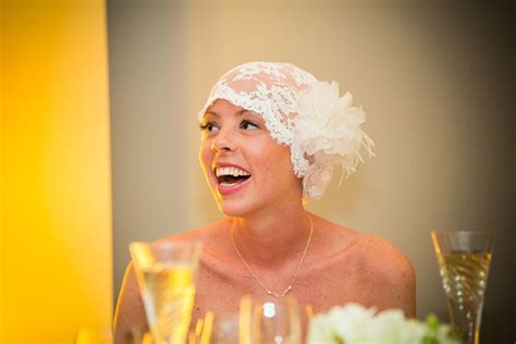 Courageous Bride Proves Bald Is Beautiful Short Wedding Hair Cancer