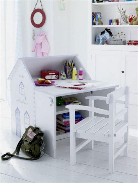 Having a loft bed with a desk underneath is a great option for the kids' room. Get Accessible Furniture Ideas with Small Desks for ...