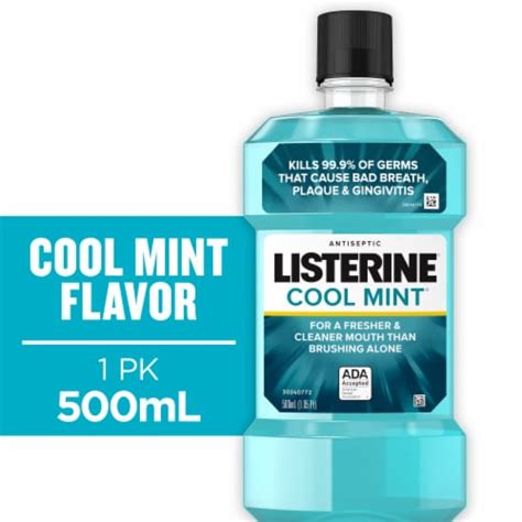 listerine cool mint antiseptic mouthwash 500 ml pick ‘n save