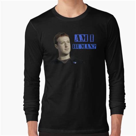 Mark Zuckerberg Am I Human T Shirt By Trendo Redbubble