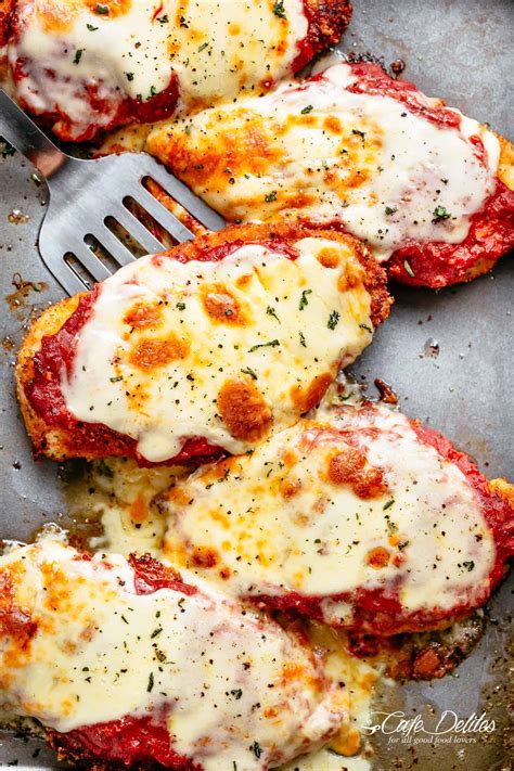 I am so glad that this chicken parmesan recipe is so much easier than that. The Best Crispy Chicken Parmesan - Cravings Happen