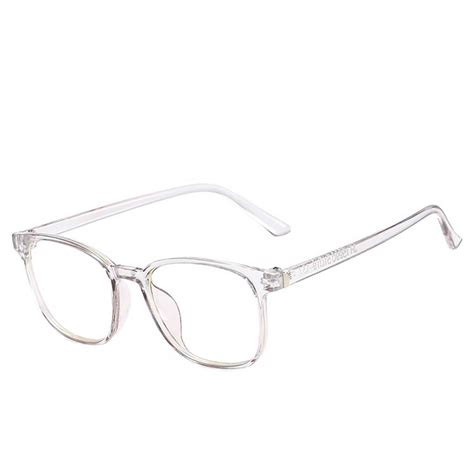 Unisex Plain Clear Glasses Ultra Light Decoration Transparent Women Men