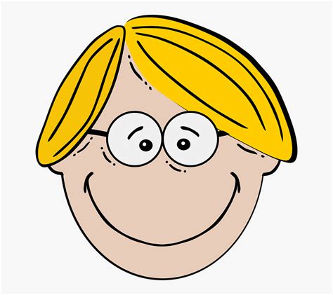 Little Boy With Blonde Hair Clipart Cartoon Character