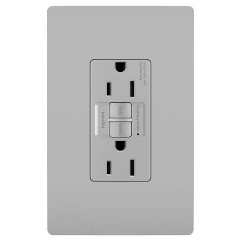 Legrand 1597tr Radiant Gfci Wall Outlet Gray Wall Controls Electrical