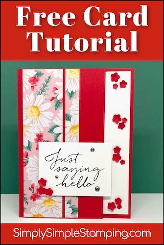 A Free Fun Fold Card Tutorial Youll Love To Get Simply Simple Stamping