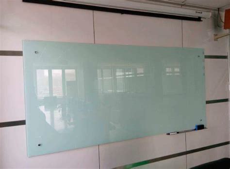 Magnetic Glass White Board With 4mm Thickness For Office China Glass White Board And Magnetic