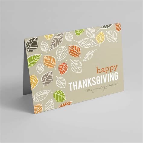 Trail Of Leaves Thanksgiving Greeting Cards By Cardsdirect