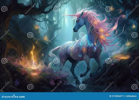 A Magical World Full Of Unicorns Dragons And Fairy Creatures Where