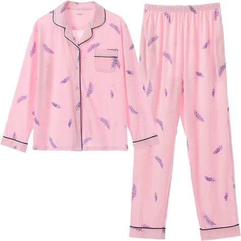 Goso Pijama Para Niñas De 8 A 14 Años Pijama Con Botones Para