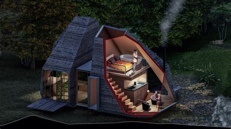 Gasp Tiny House Designed By Cankat Seyrevisualization