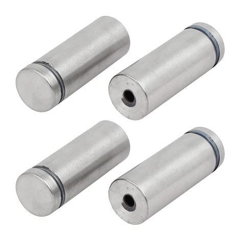 50mmx19mm Stainless Steel Glass Table Spacers Standoff Fixing Screws Bolts 4pcs Walmart Canada