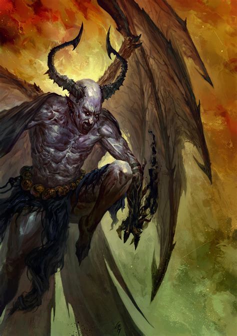 Winged Demon By Gathen9 On Deviantart