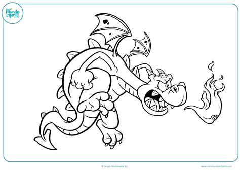 Dibujos De Dragones Para Colorear Mundo Primaria 935
