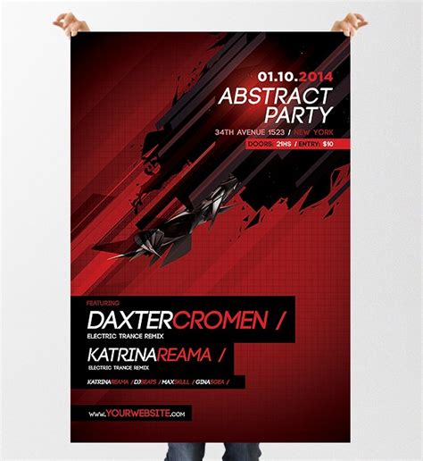 23 Abstract Flyers Free Psd Document Download