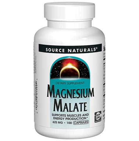 Source Naturals Magnesium Malate 625mg Capsule: Buy bottle of 100 capsules at best price in ...
