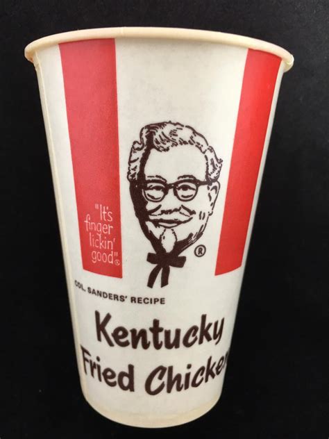 1969 Kfc Soft Drink Cup Kentucky Fried Chicken Soda Cup Etsy Soda Cup Kentucky Fried Secret