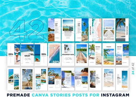 Instagram Story Template Canva Instagram Stories For Travel Etsy