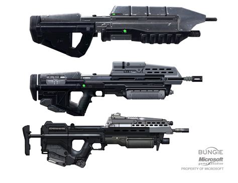 Unsc Assault Rifle By Rhizus Sci Fi Weapons Weapon Concept Art