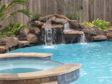 Pool Waterfall Swimming Pool Waterfall Pool Water Features
