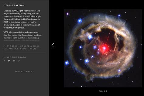The V838 Monocerotis Red Super Giant Star That Hubble Saw In 2002 04
