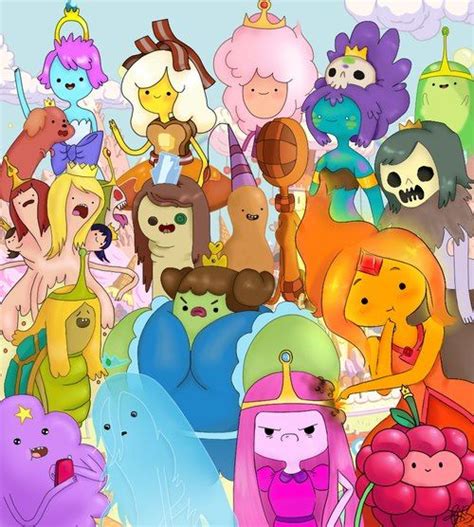 Hora De Aventura Las Princesas Adventure Time Princesses Adventure Time Characters Adventure